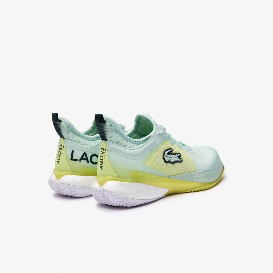 Women Lacoste Tennis | Women'S Ag-Lt23 Lite Clay Court Tennis Shoes Light Turquoise / Light Green Anx